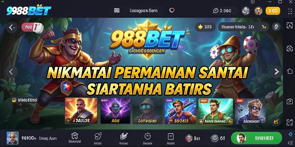 Screenshot gameplay 988BET yang seru dan menarik.