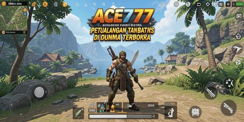 Tampilan gameplay ACE777 yang memukau di dunia terbuka.
