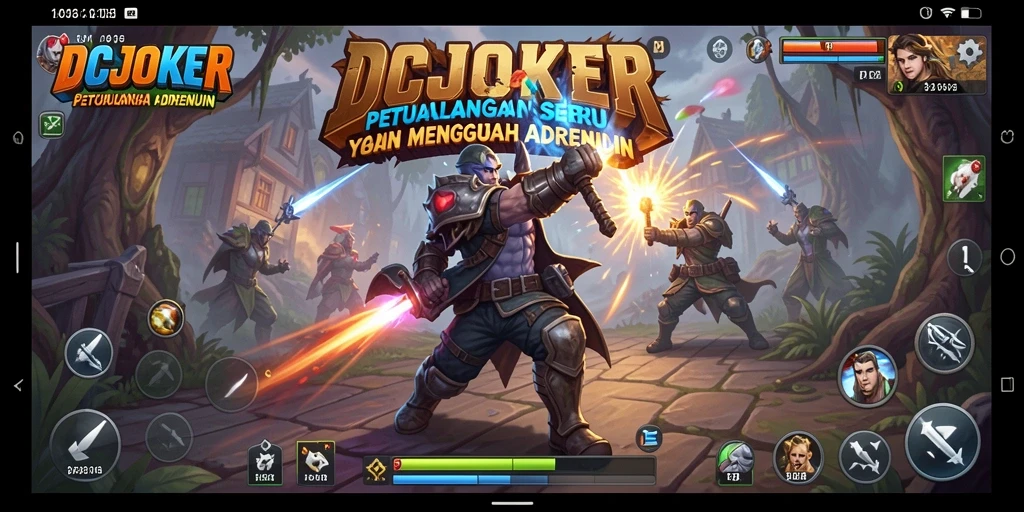 Tangkapan layar menunjukkan aksi mendebarkan dalam gameplay IDCJOKER.