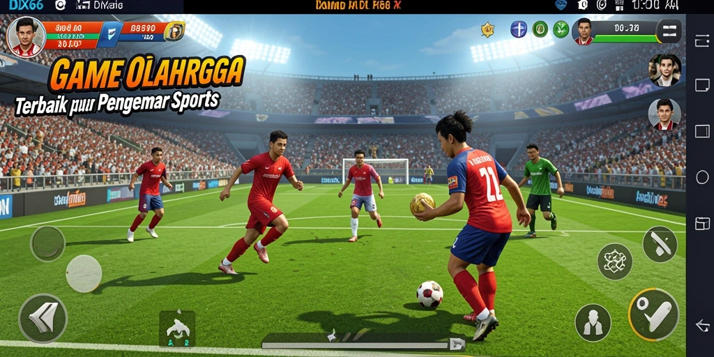 Tampilan gameplay seru dan menegangkan dari IDX66.