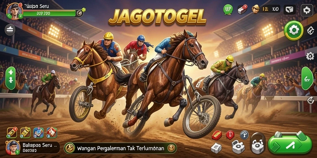 Gameplay balapan paling seru di JAGOTOGEL