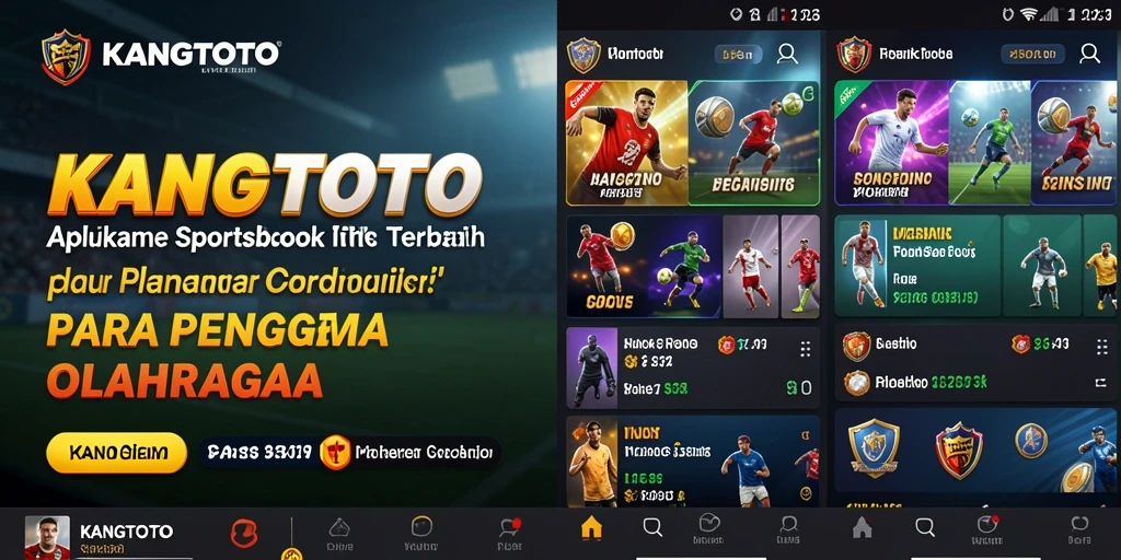 Screenshot KANGTOTO menampilkan antarmuka taruhan olahraga yang menarik.