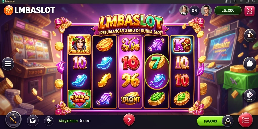 Tampilan gameplay petualangan yang menarik di LMBASLOT.