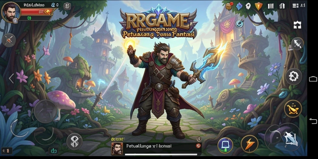 Tampilan gameplay RPGAME yang seru dan menantang.