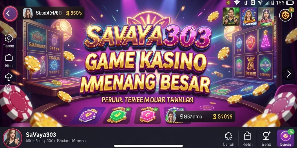 Tampilan gameplay menarik dari SAVAYA303 menunjukkan keseruan permainan kasino.