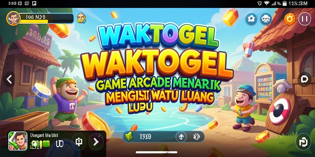 Menampilkan gameplay seru dari WAKTOGEL yang menarik di layar.