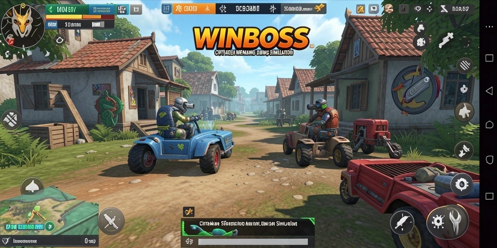 Screenshot gameplay WINBOSS menampilkan strategi mendebarkan.
